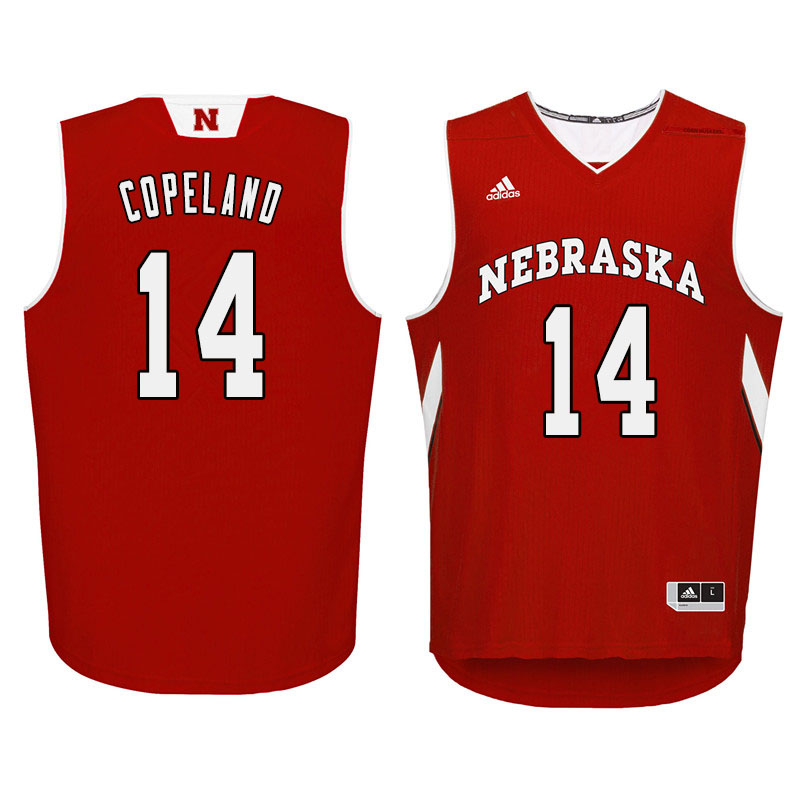 Men Nebraska Cornhuskers #14 Isaac Copeland College Basketball Jersyes Sale-Red